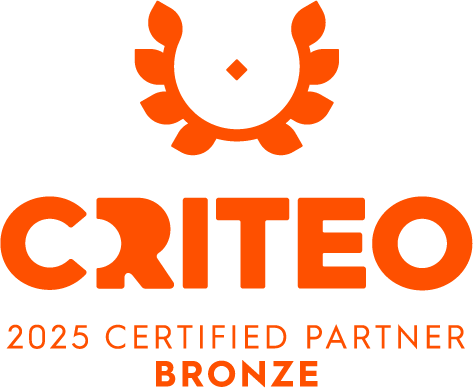 CRITEO 2025 CERTIFIED PARTNER BRONZE